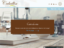 Tablet Screenshot of hotellecaballin.com